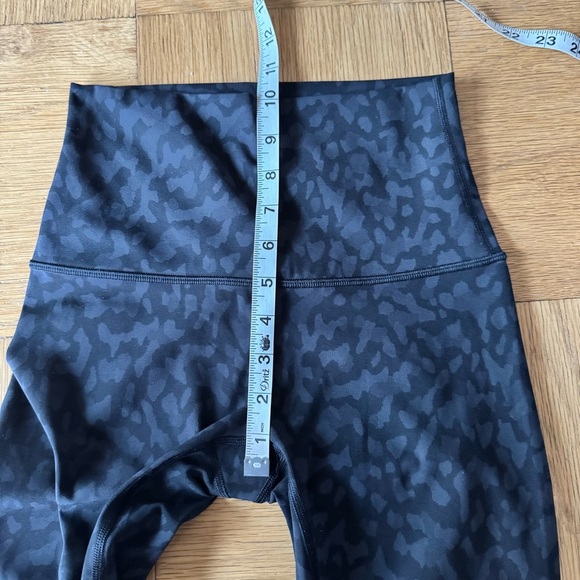 Lululemon Wunder Under Size 4 Super High-Rise Tight Dark Gray Black Camo - Picture 9 of 10